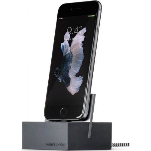 Докстанция Native Union Dock+ Lightning Slate/Space Grey (DOCK+-KV-IP-GRY)